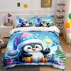 Magical Penguin Wonderland. Bedding Sets Duvet Covers Pillowcases(1* Duvet Cover 2* Pillowcases Without Duvet Insert)
