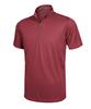EXTRASPORTY Front-Ventilated Men'S Short-Sleeve Zip-Up T-Shirt 5 Colors (Type A)