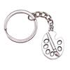 Electric Guitar Keychain Music Charm Graduation Memento Key Ring 28mm