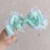 Cute Baby Bows Hair Clip For Kids Girls Solid Color Hairpins Barrettes Handmade Headwear Hair Accessories Princess Lolita Hair Clamp