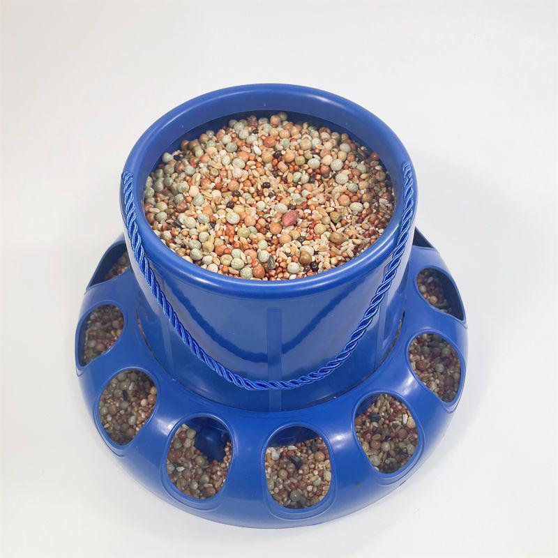 Poultry Anti-Scatter & Splash Automatic Feeder/Dispenser for Chickens, Ducks, Geese, and Quails