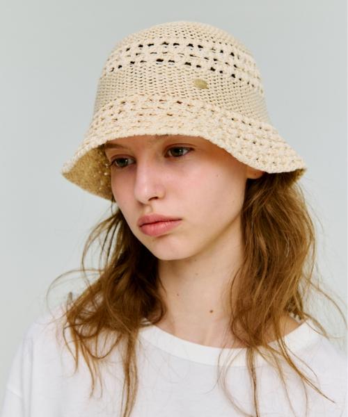 DEPOUND Summer Crochet Bucket Hat [Ivory]