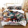 My Hero Academia Bettwäsche-Set Japan Anime Bequeme Bettbezüge Einzelbett Doppelbett Queen-Size Twin-Size Vollgröße Bettbezug Jugendzimmer