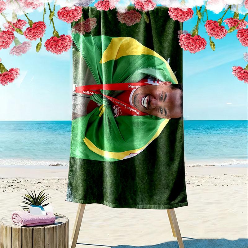 Gabriel Print Beach Towel, Large Soft Quick Dry Towel for Beach Camping Swimming