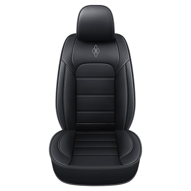 1PC Napa Leather Automotive Front Seat Cover Auto Seat Cover Compatible with Most Cars Sedans SUV Pickup Trucks