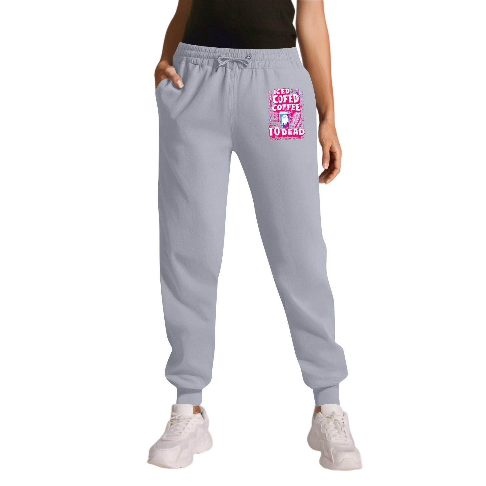 

Women s Sports Halloween Print Drawstring Pocket Casual Workwear Pants XXXL
