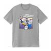 80s Bloom County Ahead Warp Zillion Comic Strip Opus Penguin T Shirt Retro Cartoon Fun Vintage Washed Homme Stretched