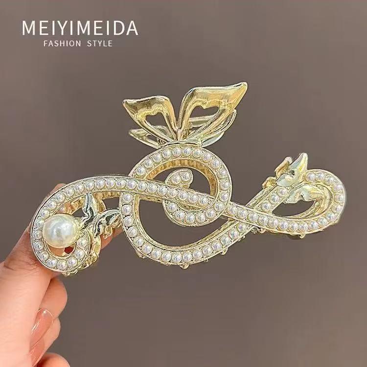 

Елегантний літній затискач-краб для волосся у формі акули для жінок 2022 - Великий шпилька-прикраса для волосся