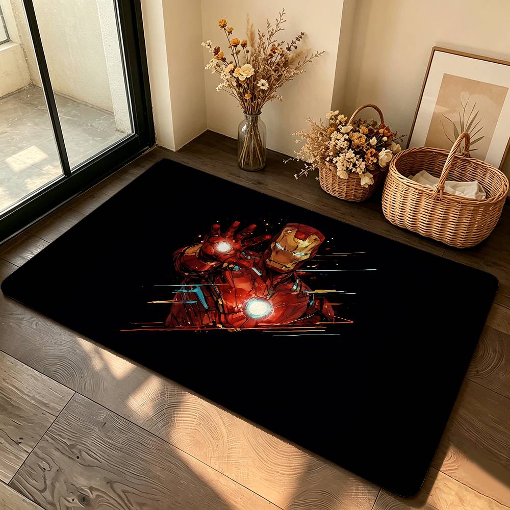 Cool I-Iron Man-S Carpet Bathroom Anti-slip Mat Door Mat Home Decoration Mat Entrance Door Mat Scratch-resistant Door Mat