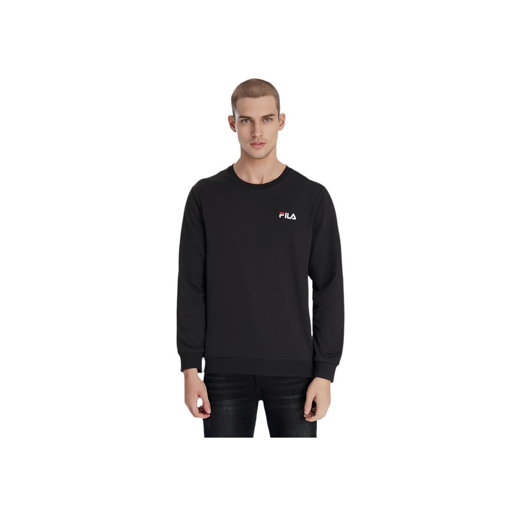 New FILA Sweatshirts Unisex Black FS2POF1101X-BLK