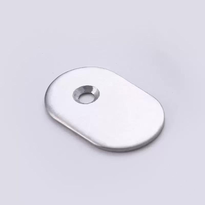 Halbkreisförmiger, geräuschloser Anti-Kollisions-Türstopper aus Edelstahl für Schlafzimmer/Badezimmer