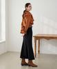 L By L Wool Black Mermaid Long Skirt