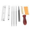 10Pcs Chainsaw Sharpener File Kit Chainsaw Chains Accessory for Garden Workshop Craft Projects
