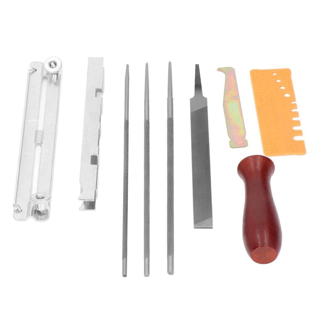 10Pcs Chainsaw Sharpener File Kit Chainsaw Chains Accessory for Garden Workshop Craft Projects