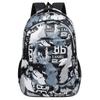 Fashionable Striped Printed Schoolbag Wear Resistant Anti Splashing Water Bag