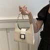 Elegant Urban Chic Small Pu Shoulder Bag For Women 2024 Summer Fashion