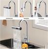 Rotatable Universal Jointbox, Vegetable Washing Splash Proof Device, Three Level Waterfall Universal Faucet Extension Device