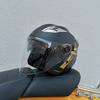 Half Face Helmet Safety Double Buckle Fashion Four Seasons Motorcycle Helmet Moto Men Women Double Lens Capacete De Moto DOT