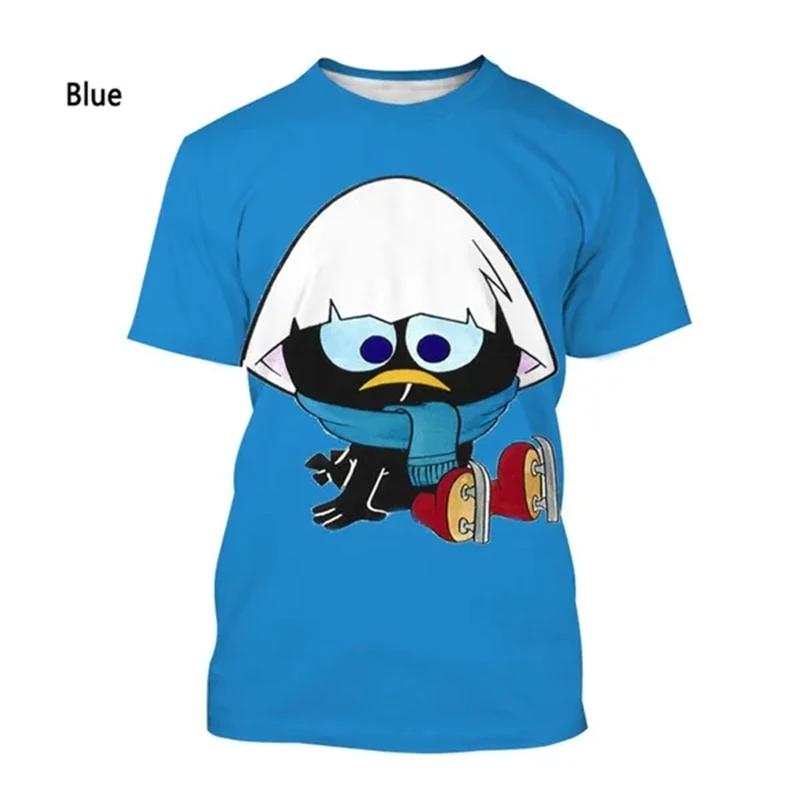 

New Fashion Cartoon Calimero 3D Print T-shirt Men s And Women s Summer Casual Short-sleeved Cute Round Neck Tops Designer Tshirt 4XL