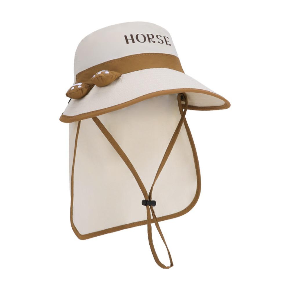 Big Brim Children's Sun Hat Sun Protection Children Beach Cap Kids Whistle Sunscreen Hat  Spring