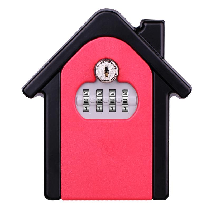 Wandmontierter Doppelzugriffs-Passwort-Schlüsselsafe: Diebstahlsichere Aufbewahrungsbox