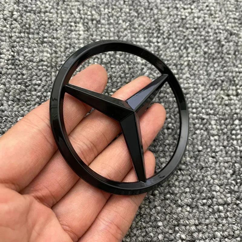 

New 2025 For Mercedes Benz 70mm Car Front Engine Cover Emblem Sticker for Mercedes Benz GLE GLA GLC ML W117 W117 W176 W177 W204