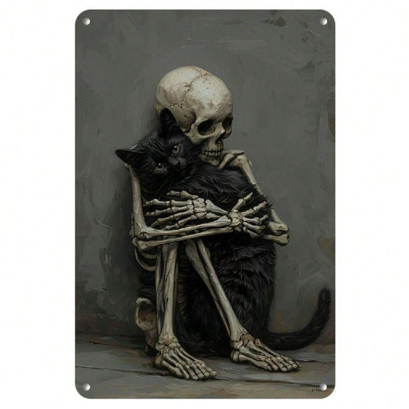 Retro Metal Tin Sign Wall Art Decor for Living Room Bedroom Office