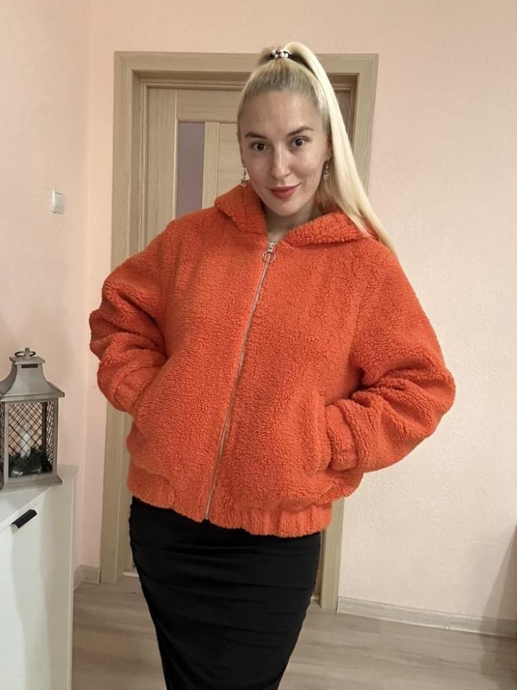 Granular Velvet Frühling und Herbst Damenmode Jacke Einfarbige Jacke