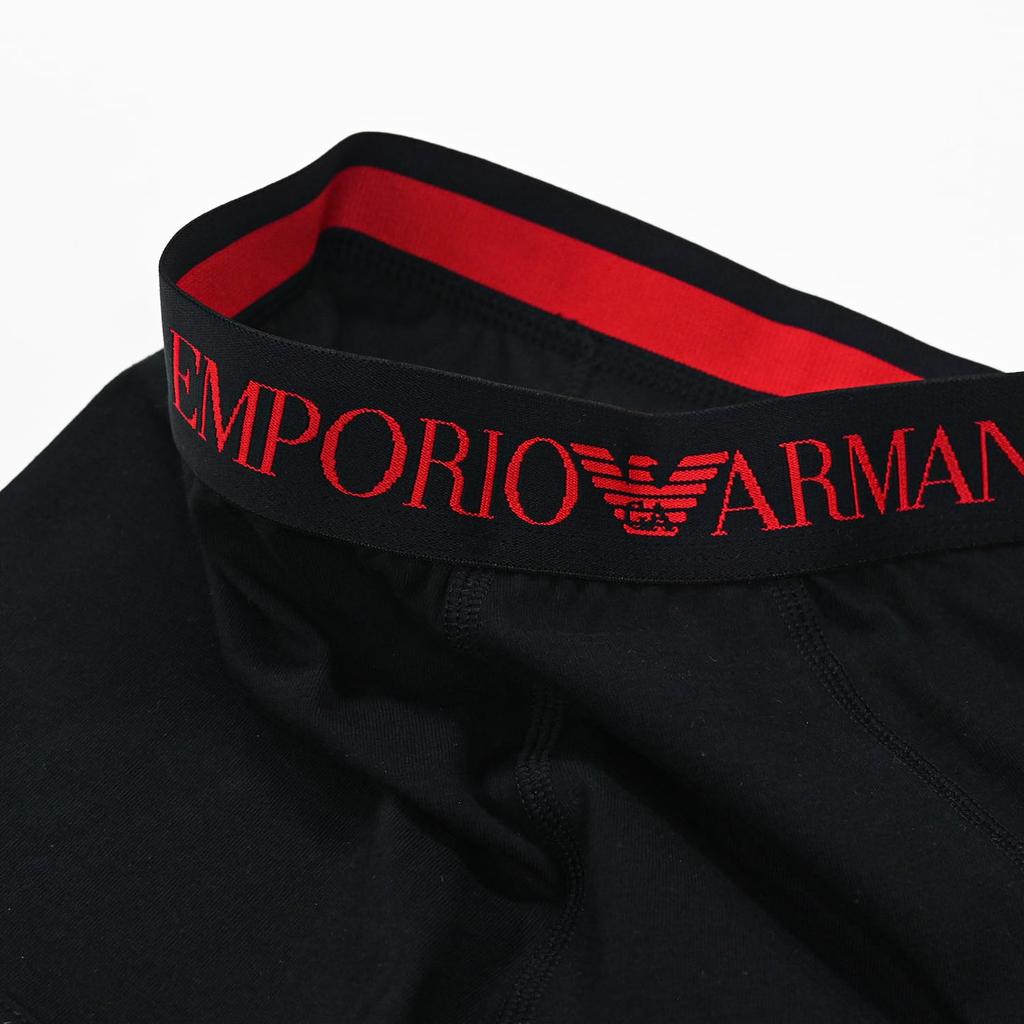 Emporio Armani Day Capsule Collection Boxer Size Black and EM000253 AF14859 FC142 Made in Valentine's Briefs, 2-Pack, Medium, Red, M, Italy. [Used]