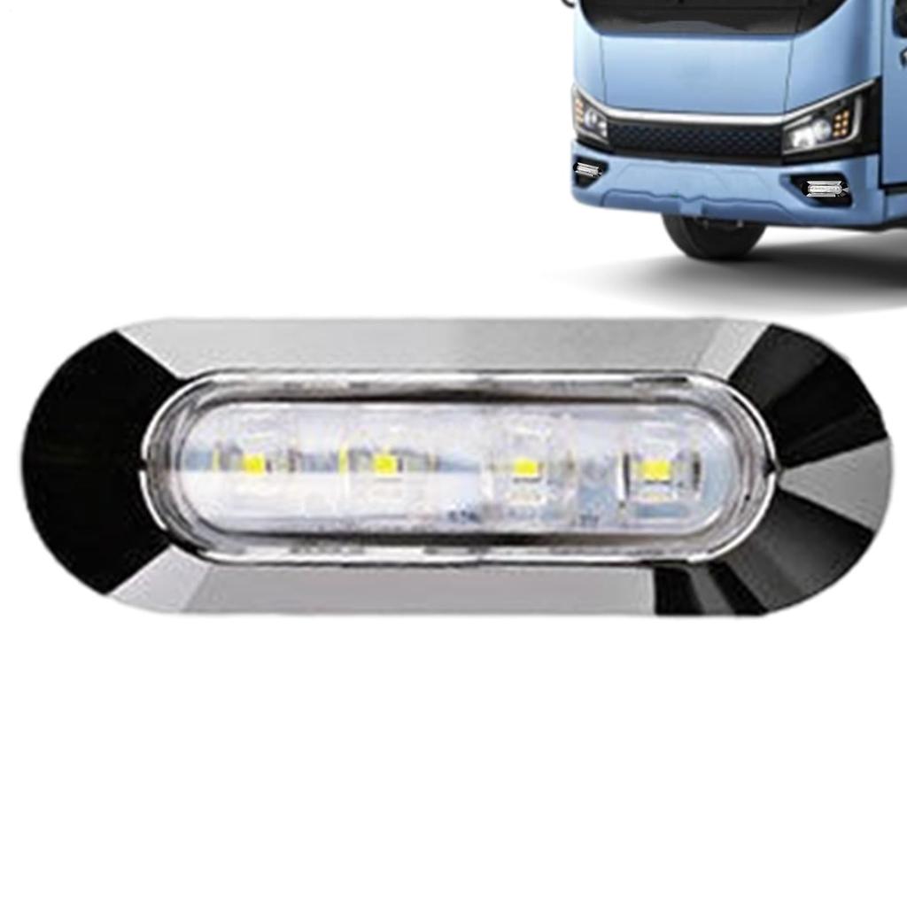 Car Side Indicator Lights, Truck Side Lights - 4 LED Trailer Lights, 12/24v Turn