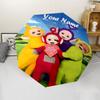 Personalized Name T-Teletubbies Print Umbrella - Automatic Open/Close, Eight-Rib Durable Frame, Automatic Folding Umbrella