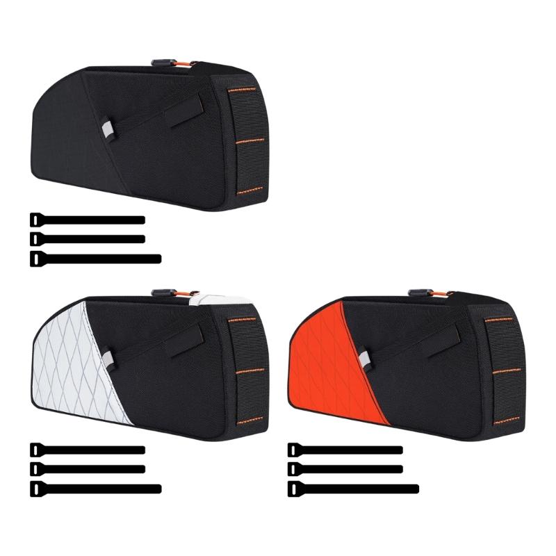 Rapid Access Motorcycle Top Tube Bag Nonskid Strips and Ergonomic Shape for Long-Distances Travel