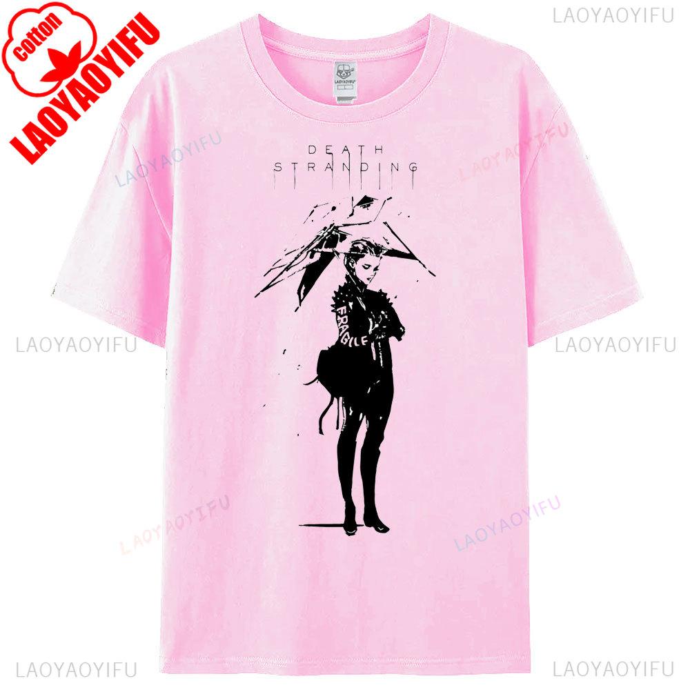 Death Stranding Theme Series Printed Tshirt Original Design Hot Sale Tops Game Lover Men Women Fashion Crewneck Cotton Tee
