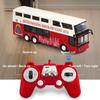 Double E E640 RC Bus Remote Control Double-Decker Sightseeing 1:18 RC Car 2 Speed Electronic Vehicles Opening Door Sound Light