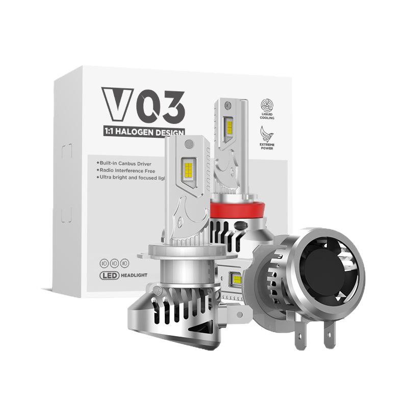 Super Bright LED Car Headlights V03: H4, H7, H11, 9005 Auto Parts