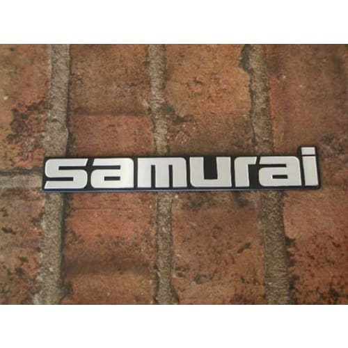 Suzuki Jimny Overseas Specification Samurai JA11 / JA71 SUZUKI SAMURAI Rear Emblem