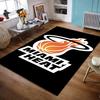 Basketball Flame Logo Rug Design Non-slip rug suitable for living room and bedroom sofas