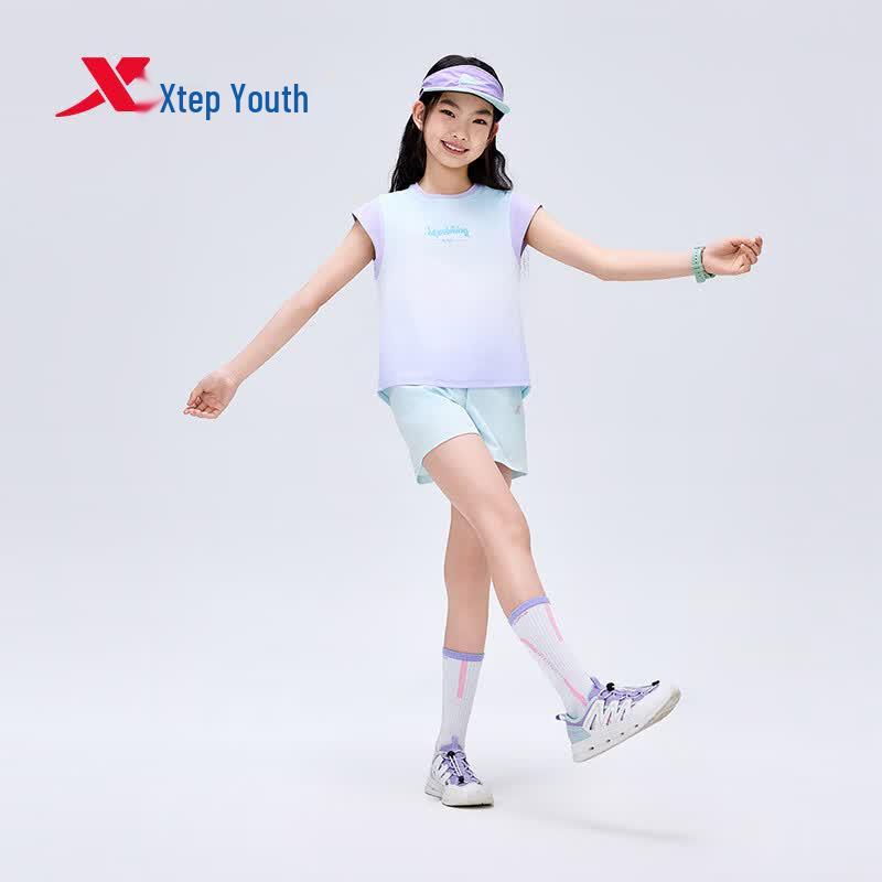 

XTEP Girls Sleeveless Lightweight Two-Piece Set 120/60