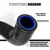 For 2019-2025 KTM 890 790 ADV 790 890 Adventure/R/Rally Silicone Radiator Hose Kit for Husqvarna Norden 901/Expedition 2022-2025