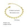 18K Gold Trendy Cuban Link Necklace: European & American Style, Non-Fading, Fashionable Personalized Chain, High-End Jewelry.