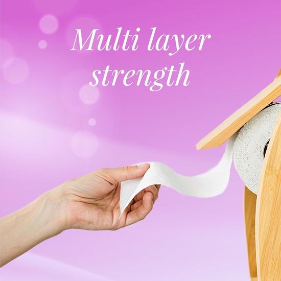 Origami 3-lags mykt og svært absorberende toalettpapir | 100% naturlig jomfruellulosefiber - Pakke med 18 (160 trekk per rull, 2880 ark)