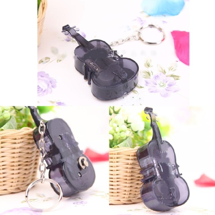 Elegant Small Violin Music Box Keychain Elegant Key Ornament Suitable for Art Lovers and Stylish Home Decorations