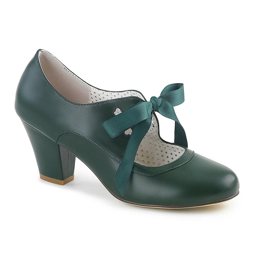 mary jane lace up heels