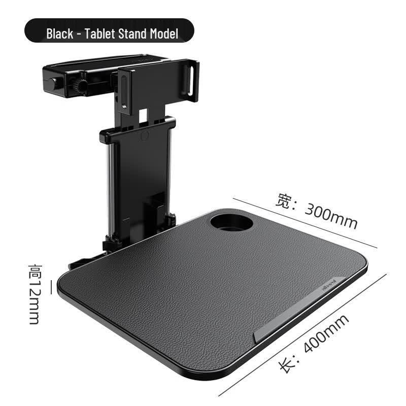Foldable Car Seat Back Tray Table with Tablet Holder
