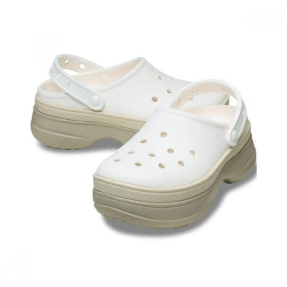 

Crocs Классические сабо на платформе, сандалии, тапочки, мел 211355 0 chalk/220