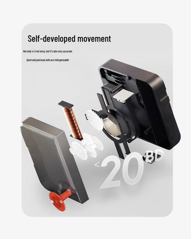 Chaiyuan 2025 Modern Silent Wall Clock for Living Room