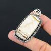 Daughters Day Deal 925 Sterling Silver Natural Brecciated Mookaite Bezel Pendant