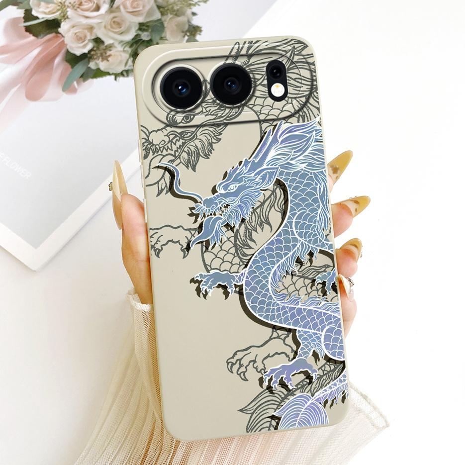 Für Honor 500 5G Hülle MEY-AN00 Coole Eule Drache Bemalte Abdeckung Weiches Silikon Mattes Handyhülle Für Honor 500 Pro Honor500 5G Fundas