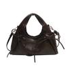 Adjustable Straps Bownot Hobo Bag Polyester Large Capacity Bow Decor Handbag Magnetic Buckle Anti-splash Water