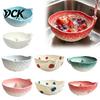 Fresh Fruit Preservation Dish Ceramic Berry Washing Bowl with Drainage Holes, Durable Food Prep Rinse Basin, Kitchen Colander for Berries Vegetables